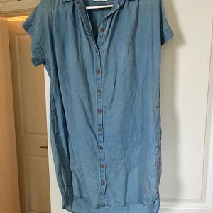 Madewell Chambray Shirt Dress